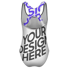 Lade das Bild in den Galerie-Viewer, Multi-Image-Design 2024 NEW Bademode Damen / Frauen Damen / Frauen Badeanzug Einteiler Schwimmanzug SDS2011 mit Foto Design Motiv Text selbst gestalten und bedrucken