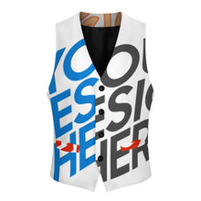 Lade das Bild in den Galerie-Viewer, Multi-Image-Druck Herren / Männer Boutique Anzugweste LTM00296 mit Foto Design Motiv Text selbst gestalten und bedrucken