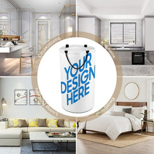 Lade das Bild in den Galerie-Viewer, Wäschekorb Spielzeug Aufbewahrungsbox Wäschesammler Groß Aufbewahrungskorb Kinderzimmer D 40 x H 69 CM mit Foto Design Motiv Text selbst gestalten und bedrucken