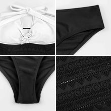 Lade das Bild in den Galerie-Viewer, Halter Bikini Damen | Personalisierbar mit Seitenbändern & Pads
