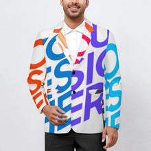 Lade das Bild in den Galerie-Viewer, Multi-Image-Druck Herren / Männer Boutique Anzug mit 2 Knöpfen LTM100852 mit Foto Design Motiv Text selbst gestalten und bedrucken
