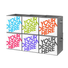 Lade das Bild in den Galerie-Viewer, Faltbare Aufbewahrungsbehälter / Aufbewahrungsbox aus Oxford-Gewebe mit Foto Text selbst gestalten und bedrucken