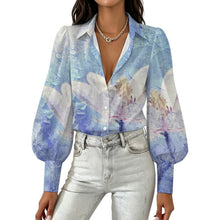 Lade das Bild in den Galerie-Viewer, Damen Strickjacke leicht mit Taschen bedruckbar
