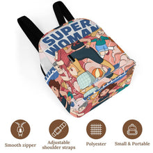 Lade das Bild in den Galerie-Viewer, Personalisierter wasserabweisender Mini-Rucksack aus Oxford-Gewebe