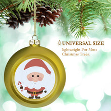 Lade das Bild in den Galerie-Viewer, Weihnachtskugeln selbst gestalten | Christbaumkugel mit Foto (6cm)