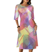 Lade das Bild in den Galerie-Viewer, Langes Kleid selbst gestalten | Personalisiertes Maxikleid mit Foto