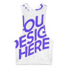 Lade das Bild in den Galerie-Viewer, Damen / Frauen Tank Top mit Kapuze und Taschen BX07 mit Foto Design Motiv Text selbst gestalten und bedrucken (Simple Design)