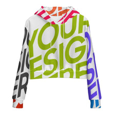 Lade das Bild in den Galerie-Viewer, Multi-Image-Design Damen / Frauen MWZXU029 Kapuzen Hoodie ohne Taschen mit Foto Design Motiv Text selbst gestalten und bedrucken (Simple Design)