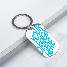 Lade das Bild in den Galerie-Viewer, Schlüsselanhänger aus Metall (gleiches Bild) selbst gestalten und bedrucken