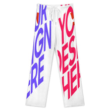 Lade das Bild in den Galerie-Viewer, Multi-Image-Design Herren Männer Lockerer Pyjamas Schlafanzug LM071 mit Foto Design Motiv Text selbst gestalten und bedrucken