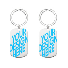 Lade das Bild in den Galerie-Viewer, Schlüsselanhänger aus Metall (gleiches Bild) selbst gestalten und bedrucken