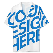 Lade das Bild in den Galerie-Viewer, Einzelbild-Design Herren / Männer Kurzarm Pyjama Set aus Eisseide LM135 mit Foto Design Motiv Text selbst gestalten und bedrucken