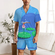 Lade das Bild in den Galerie-Viewer, Personalisierbarer Schlafanzug Herren kurz | Pyjama mit Foto