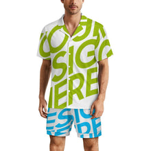 Lade das Bild in den Galerie-Viewer, Einzelbilddruck Herren Kurzärmliges Pyjama 2-tgl. Set LM135 mit Foto selbst gestalten und bedrucken