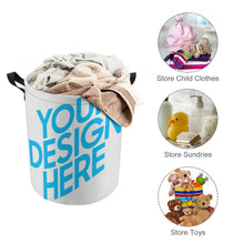 Lade das Bild in den Galerie-Viewer, Staubdichter Wäschekorb mit staubdichtem Gürtel mit Foto Text selbst gestalten und bedrucken