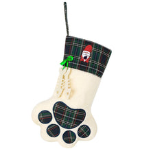 Lade das Bild in den Galerie-Viewer, Hundepfoten Weihnachtsstrumpf | Personalisiert für deinen Vierbeiner