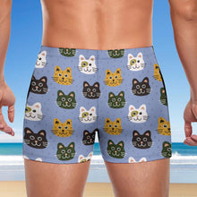Lade das Bild in den Galerie-Viewer, Herren Badehose Kurz Personalisiert Bedrucken mit Foto Gesicht