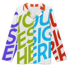 Lade das Bild in den Galerie-Viewer, Personalisierter Multi-Image-Druck Herren Schlafanzug Pajama LM092 in langer Form 2-tlg. mit Fotos Muster Text Logo selbst gestalten und bedrucken