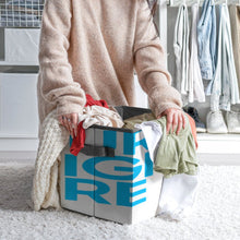 Lade das Bild in den Galerie-Viewer, Einzelbilddruck Zusammenklappbare Aufbewahrungsbehälter / Aufbewahrungsbox (vollständiger Druck) mit Foto Text selbst gestalten und bedrucken