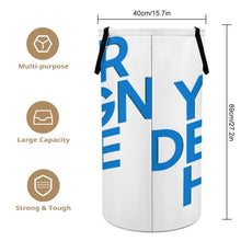 Lade das Bild in den Galerie-Viewer, Wäschekorb Spielzeug Aufbewahrungsbox Wäschesammler Groß Aufbewahrungskorb Kinderzimmer D 40 x H 69 CM mit Foto Design Motiv Text selbst gestalten und bedrucken