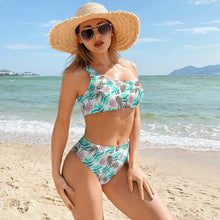 Lade das Bild in den Galerie-Viewer, One-Shoulder Bikini personalisieren | Asymmetrischer Style | Damen