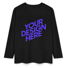 Lade das Bild in den Galerie-Viewer, 100% Baumwolle Vorderseite-Druck Herren/Männer Langarm Shirt Verschiedne Farben mit Foto Design Motiv Text selbst gestalten und bedrucken