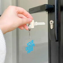 Lade das Bild in den Galerie-Viewer, Schlüsselanhänger aus Acryl (einseitiger Druck) mit Foto Design Motiv Text selbst gestalten und bedrucken