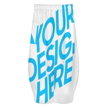 Lade das Bild in den Galerie-Viewer, Einzelbilddruck Damen / Frauen Hose mit weitem Bein aus Leinenimitat SZK mit Ihrem Design Motiv und Foto selbst gestalten und bedrucken