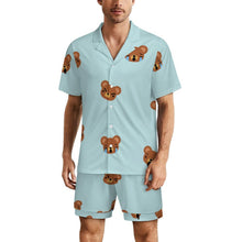Lade das Bild in den Galerie-Viewer, Kurzer Schlafanzug Herren personalisieren | Sommer Pyjama & Foto
