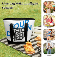 Lade das Bild in den Galerie-Viewer, Multi-Image-Druck Isolierte Einkaufstasche mit großem Fassungsvermögen XB0601064 mit Foto selbst gestalten und bedrucken
