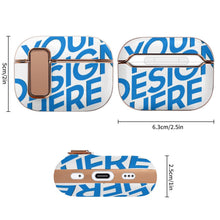 Lade das Bild in den Galerie-Viewer, Voll Druck Apple Airpods Pro 2 Kopfhörer Hülle Schutzhülle Case Cover (Schnalle mit galvanisiert) mit Fotos Muster Text Logo selbst gestalten und bedrucken