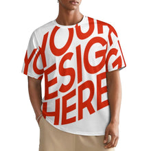 Lade das Bild in den Galerie-Viewer, Einzelbilddruck Damen / Herren T-Shirt mit Volldruck NT mit Foto Design Motiv Text selbst gestalten und bedrucken (Simple Design)