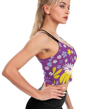 Lade das Bild in den Galerie-Viewer, Damen Yoga Top mit Foto | Sport BH Crop Top selbst gestalten