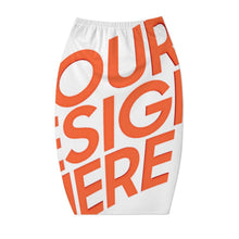 Lade das Bild in den Galerie-Viewer, Multi-Image-Design Wickelrock Rock Damenrock Knielang Sommerrock NQ mit Foto Design Motiv Text selbst gestalten und bedrucken (Simple Design)