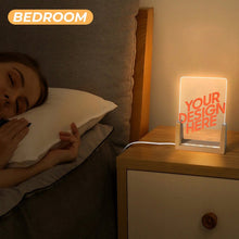 Lade das Bild in den Galerie-Viewer, Nachtlicht aus Acryl (bunter schräger Einstecksockel) selbst gestalten und bedrucken