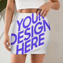 Lade das Bild in den Galerie-Viewer, Einzelbilddruck Minirock LM243 für Damen / Frauen mit Foto Text selbst gestalten und bedrucken
