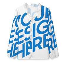 Lade das Bild in den Galerie-Viewer, Damen Einzelbilddruck Langarmhemd mit Rüschen A1S mit Fotos Muster Text Logo selbst gestalten und bedrucken