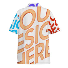 Lade das Bild in den Galerie-Viewer, Multi-Image-Design Damen / Frauen Kurzarm Poloshirt (mit doppelten geraden Taschen) MSYX340 mit Foto Design Motiv Text selbst gestalten und bedrucken (Simple Design)