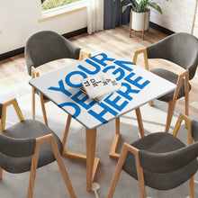 Lade das Bild in den Galerie-Viewer, Quadratische Tischdecke Wachstuch JJ05191095 mit Foto Design Motiv Text selbst gestalten und bedrucken