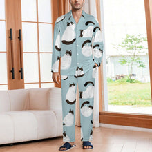 Lade das Bild in den Galerie-Viewer, Herren Pyjama Set personalisieren | Schlafanzug mit Kubakragen