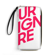 Lade das Bild in den Galerie-Viewer, Lange Vertikale Geldbörse / Vertikale Brieftasche / Leder Portemonnaie vertikal (mit Kordel) (auf beiden Seiten das gleiche Bild) mit Foto selbst gestalten und bedrucken