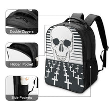 Lade das Bild in den Galerie-Viewer, 16 Zoll Laptop Rucksack bedrucken | Robuster Guji-Nylon Schulrucksack