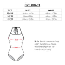 Lade das Bild in den Galerie-Viewer, Einteiliger Badeanzug mit Trägern SDS301 für Mädchen selbst gestalten und bedrucken