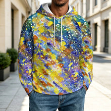 Lade das Bild in den Galerie-Viewer, Herren Raglan Kapuzenpullover Bedruckbar