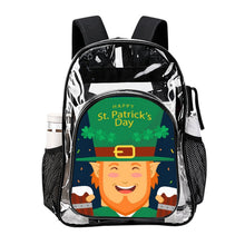 Lade das Bild in den Galerie-Viewer, Personalisierter transparenter Rucksack mit Mesh-Seitentaschen