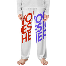 Lade das Bild in den Galerie-Viewer, Voll Druck Reiner Baumwolle Kinder Jungen / Mädchen Pyjama Hose Schlafanzughose Schlafhose D31P mit Foto Design Motiv Text selbst gestalten und bedrucken