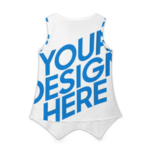 Lade das Bild in den Galerie-Viewer, Damen / Frauen Weste aus Leinenimitat mit V-Ausschnitt BBX mit Foto Design Motiv Text selbst gestalten und bedrucken (Simple Design)