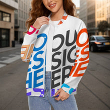 Lade das Bild in den Galerie-Viewer, Multi-Image-Druck Damen / Frauen All Print College / Baseball Jacke SDS2507 mit Foto Text selbst gestalten und bedrucken