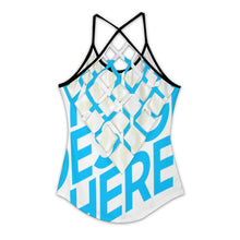 Lade das Bild in den Galerie-Viewer, Multi-Image-Design Damen / Frauen Tank Top TXLD Rückenausschnitt Hohlweste ZTJJ mit Foto Design Motiv Text selbst gestalten und bedrucken (Simple Design)