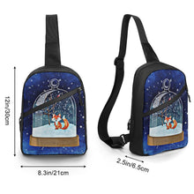 Lade das Bild in den Galerie-Viewer, Faltbare Sling Bag personalisiert | Leichte Brusttasche aus Oxford-Gewebe